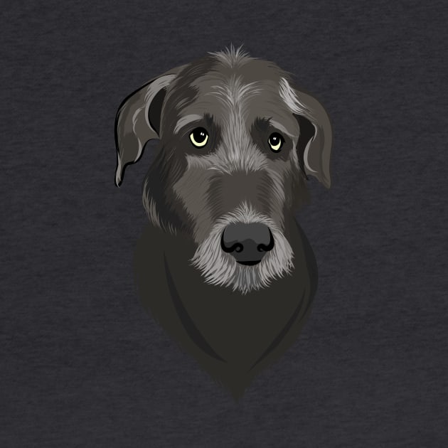 Irish Wolfhound - Cleopatra by AliScarletAdams